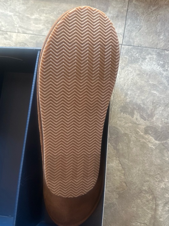 Polo by Ralph Lauren Brown Suede Shearling-Lined Slip-On Slippers main image 5